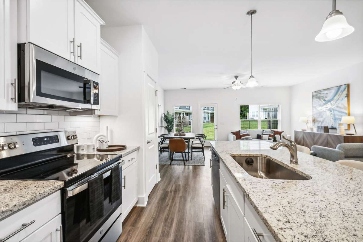Photo of staged model home