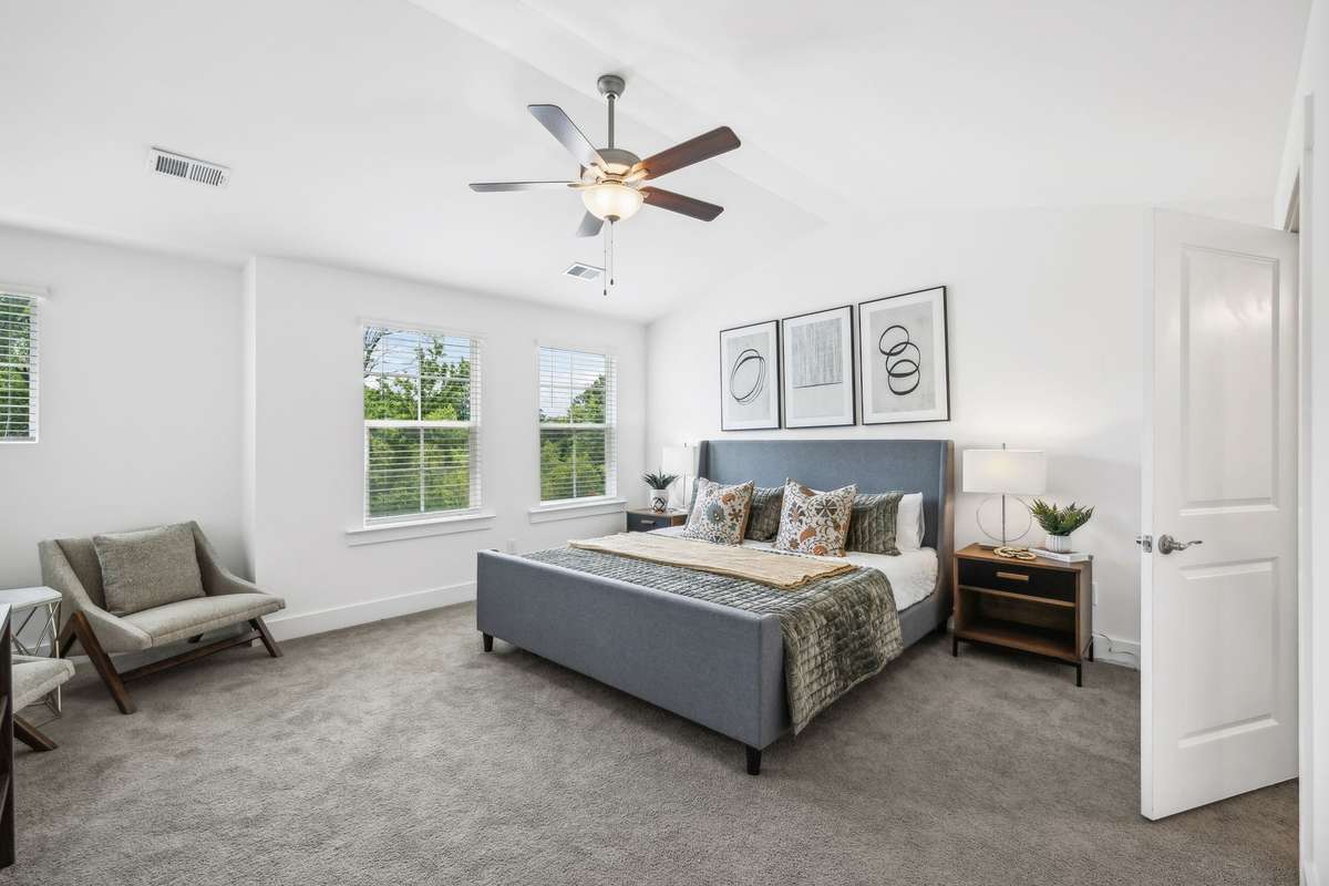 Photo of staged model home