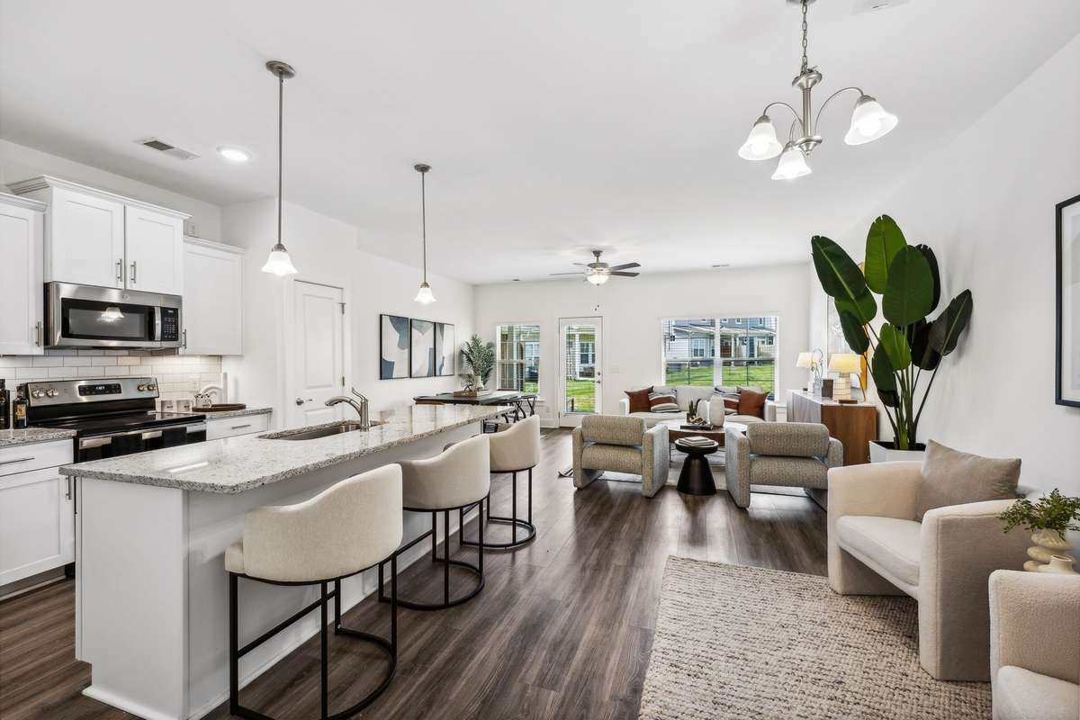 Photo of staged model home