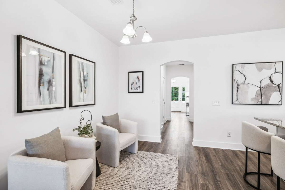 Photo of staged model home