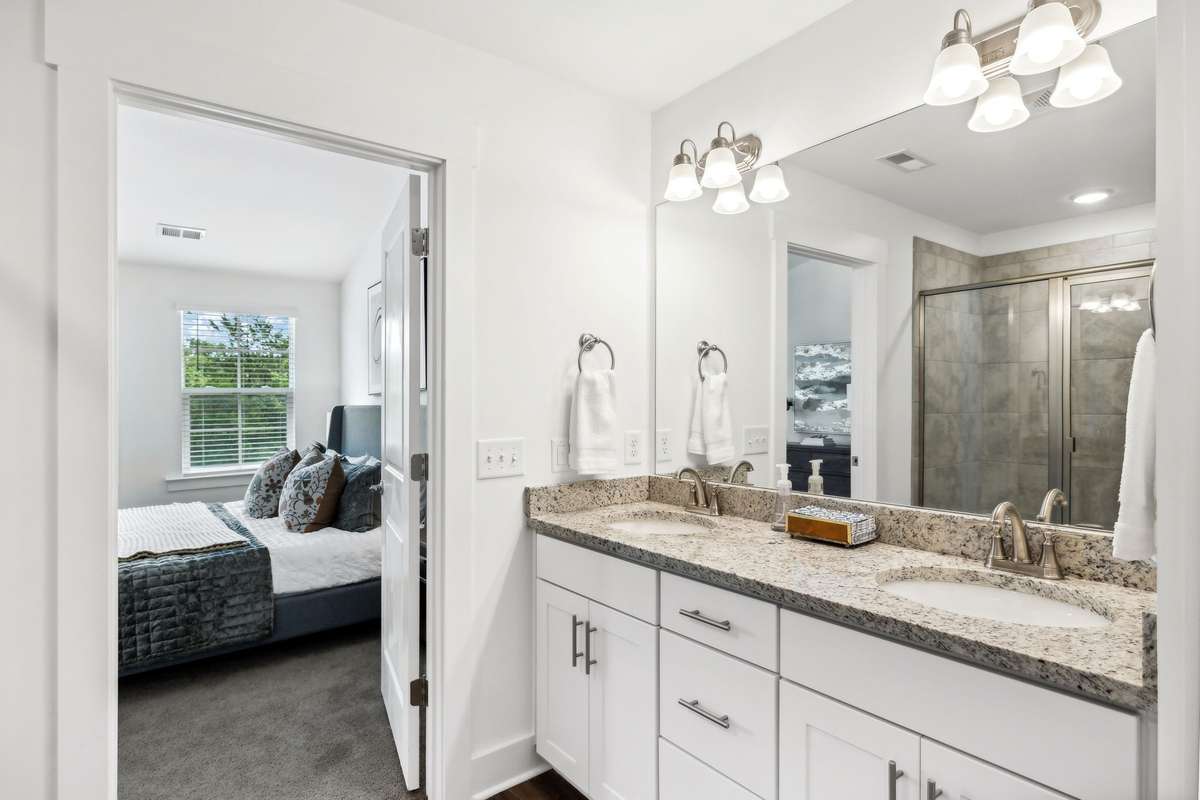 Photo of staged model home