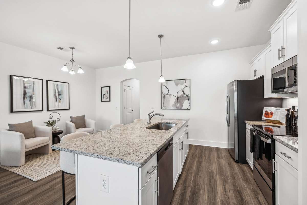 Photo of staged model home