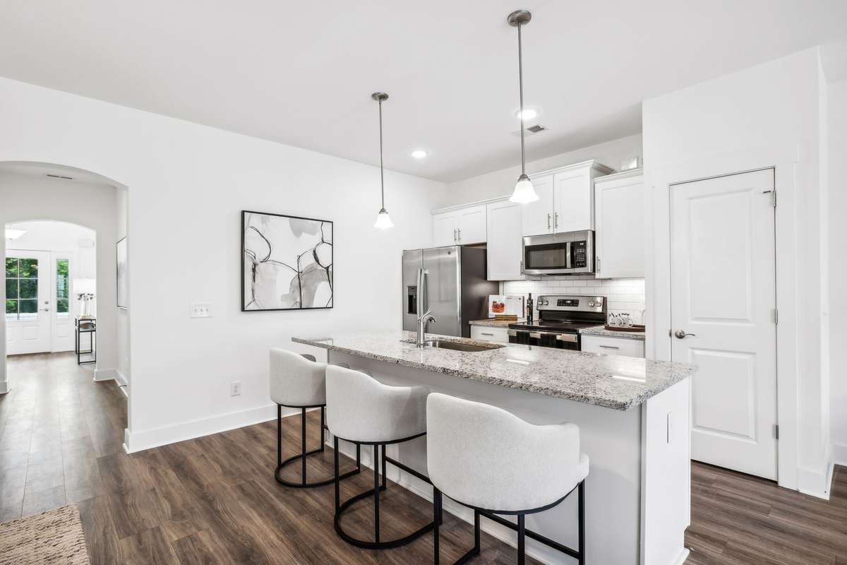 Photo of staged model home