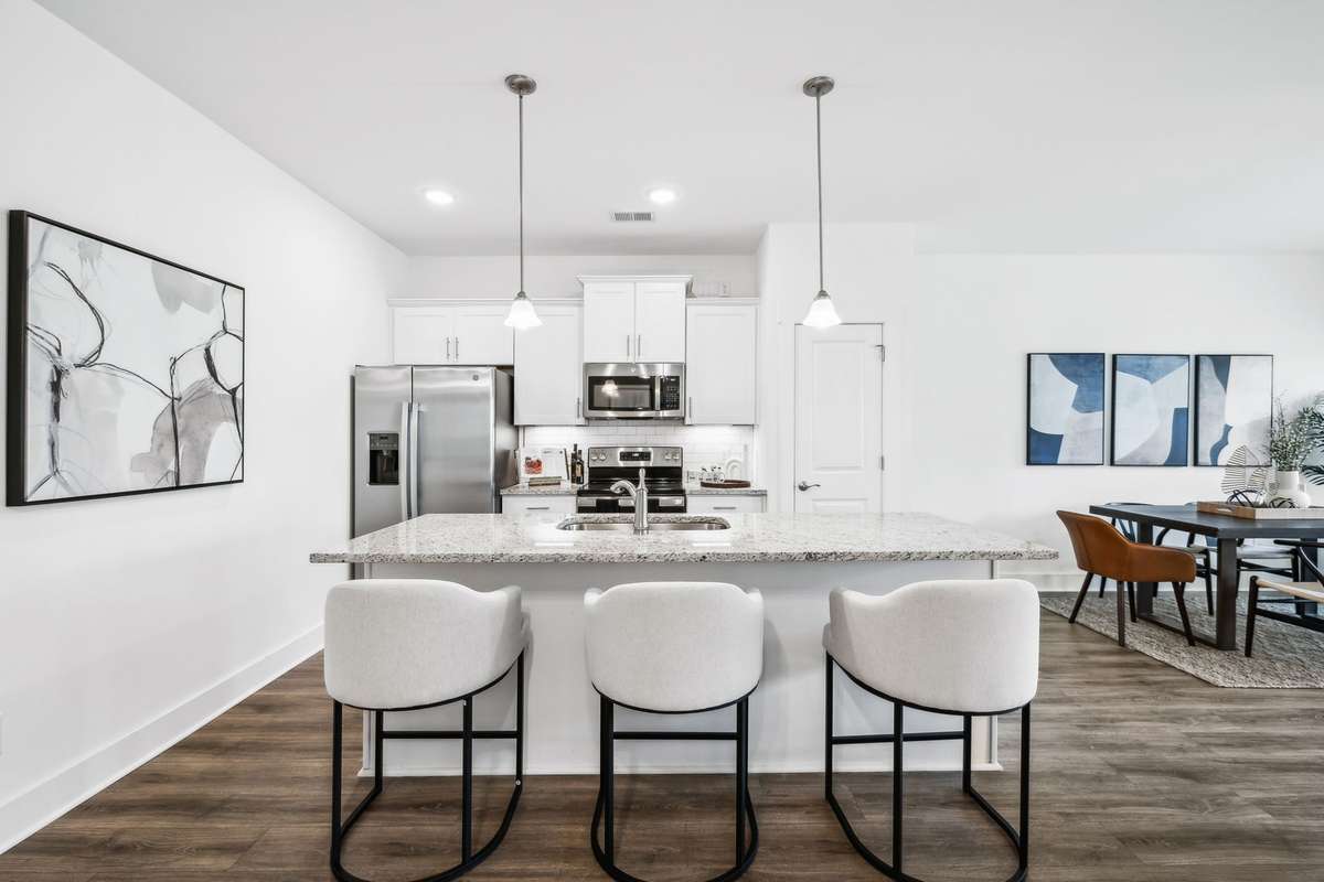 Photo of staged model home