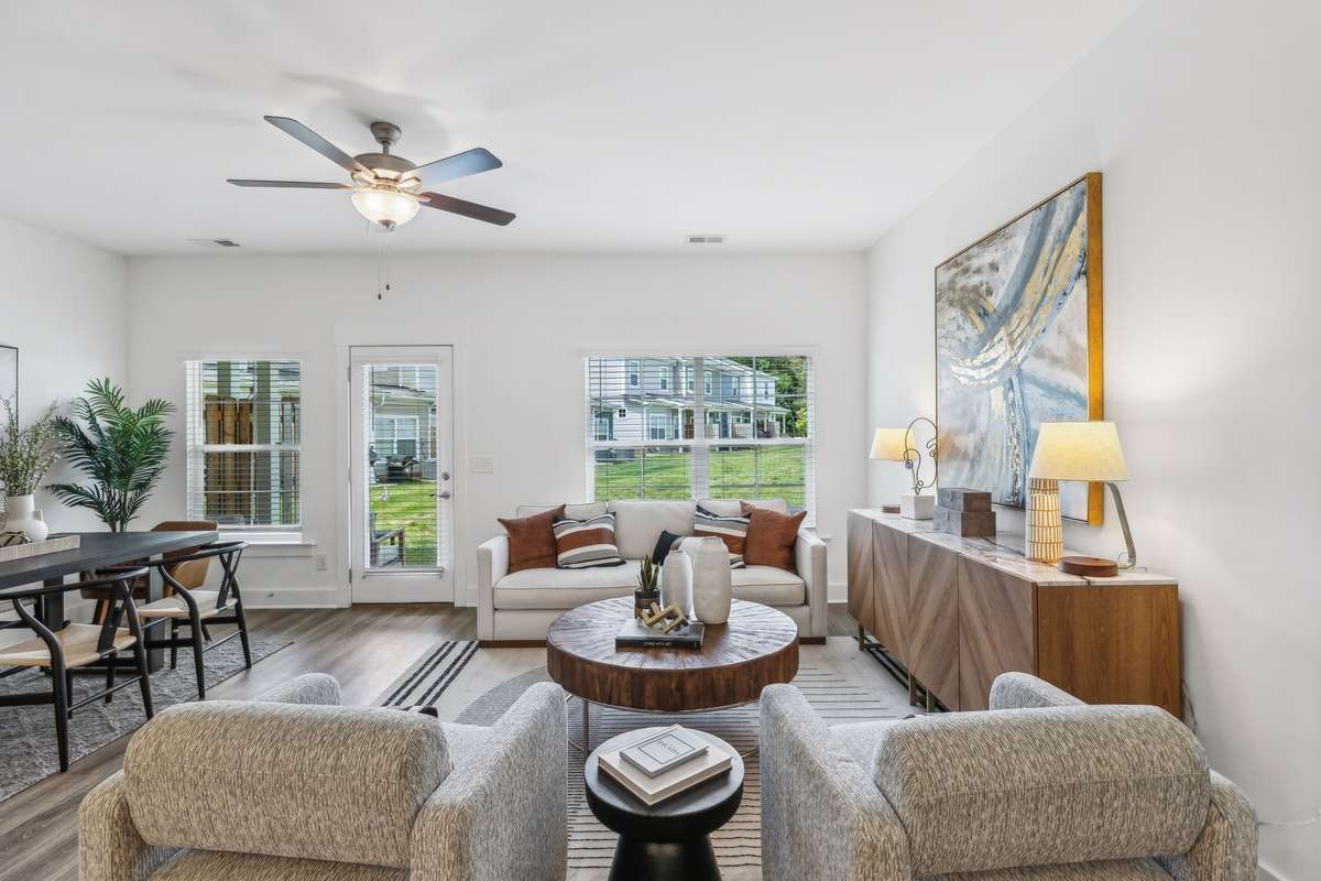 Photo of staged model home