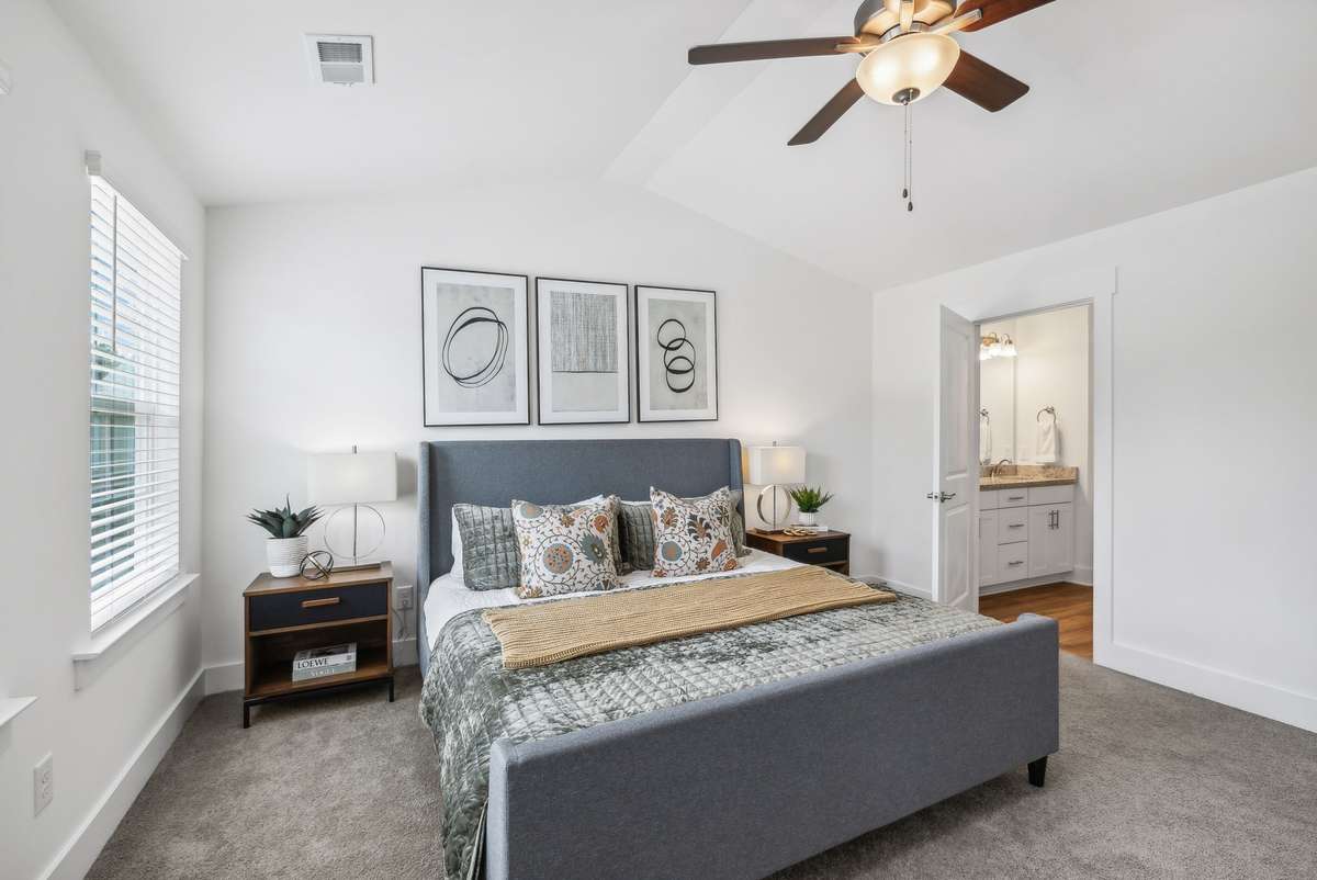 Photo of staged model home