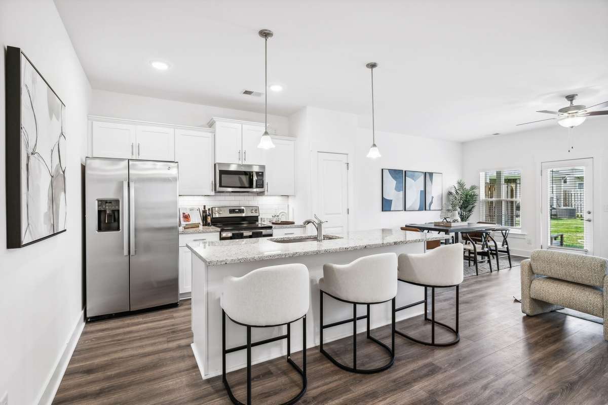 Photo of staged model home