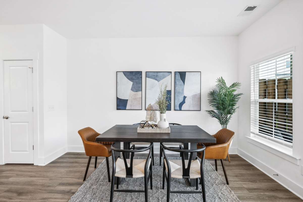 Photo of staged model home