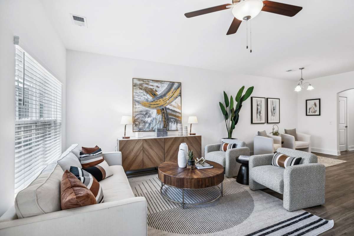 Photo of staged model home