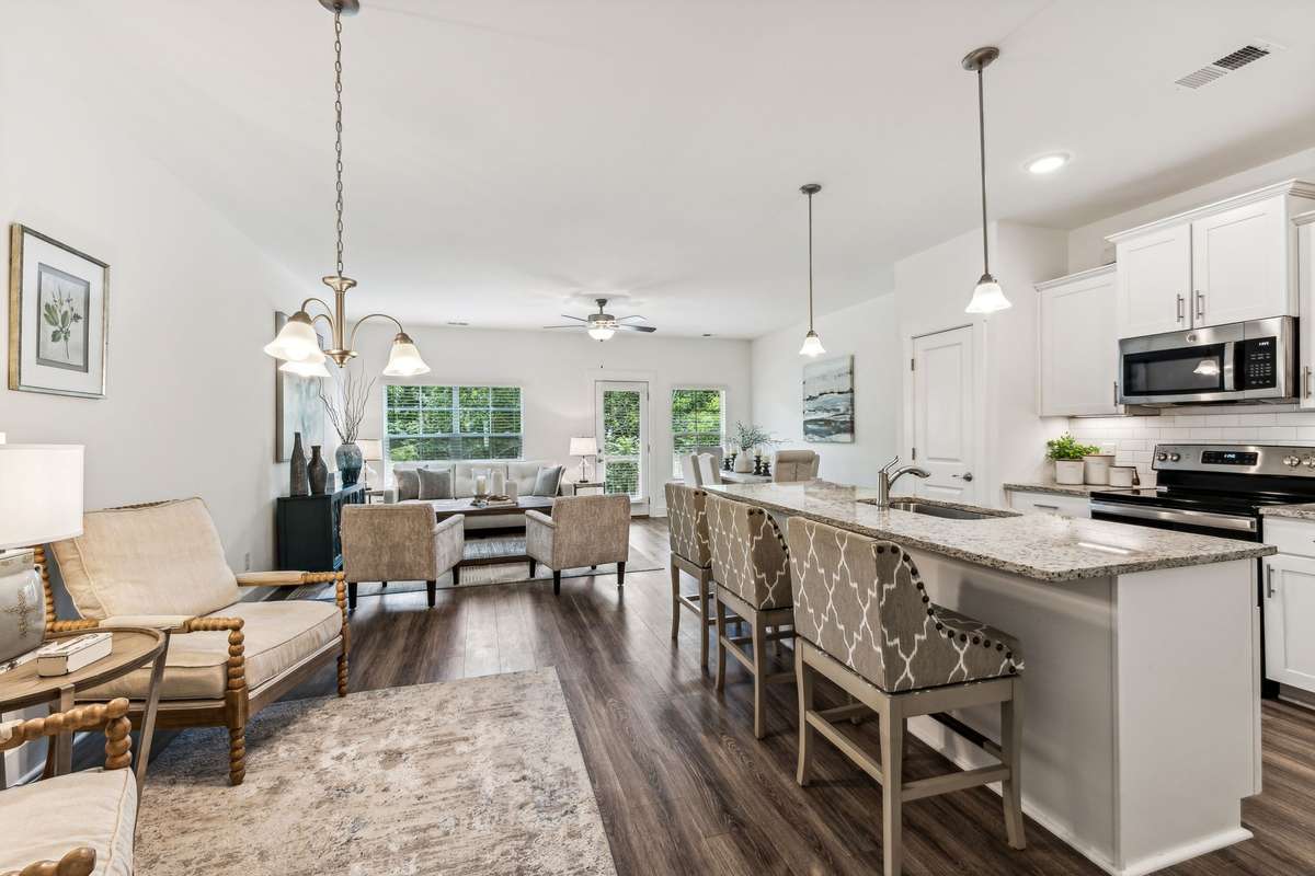 Photo of staged model home