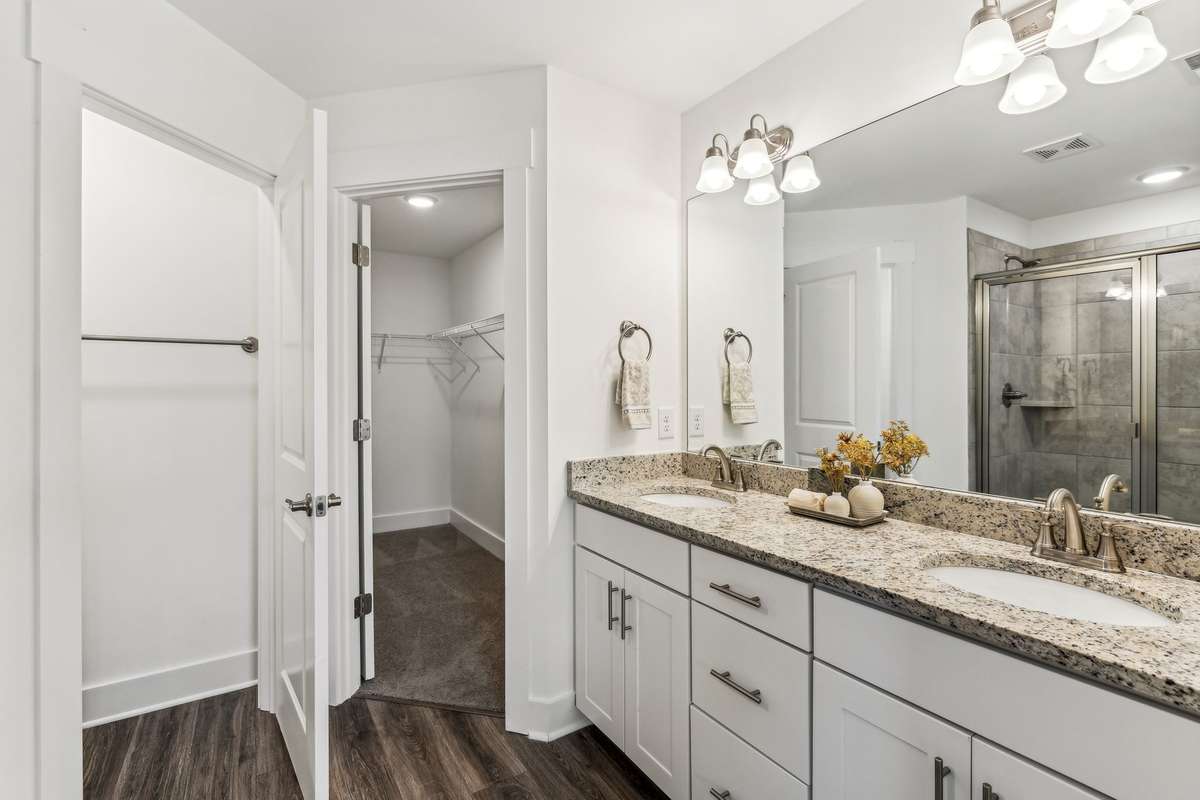 Photo of staged model home