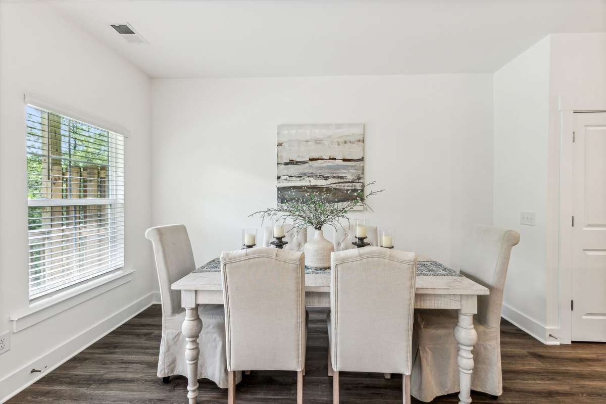 Photo of staged model home