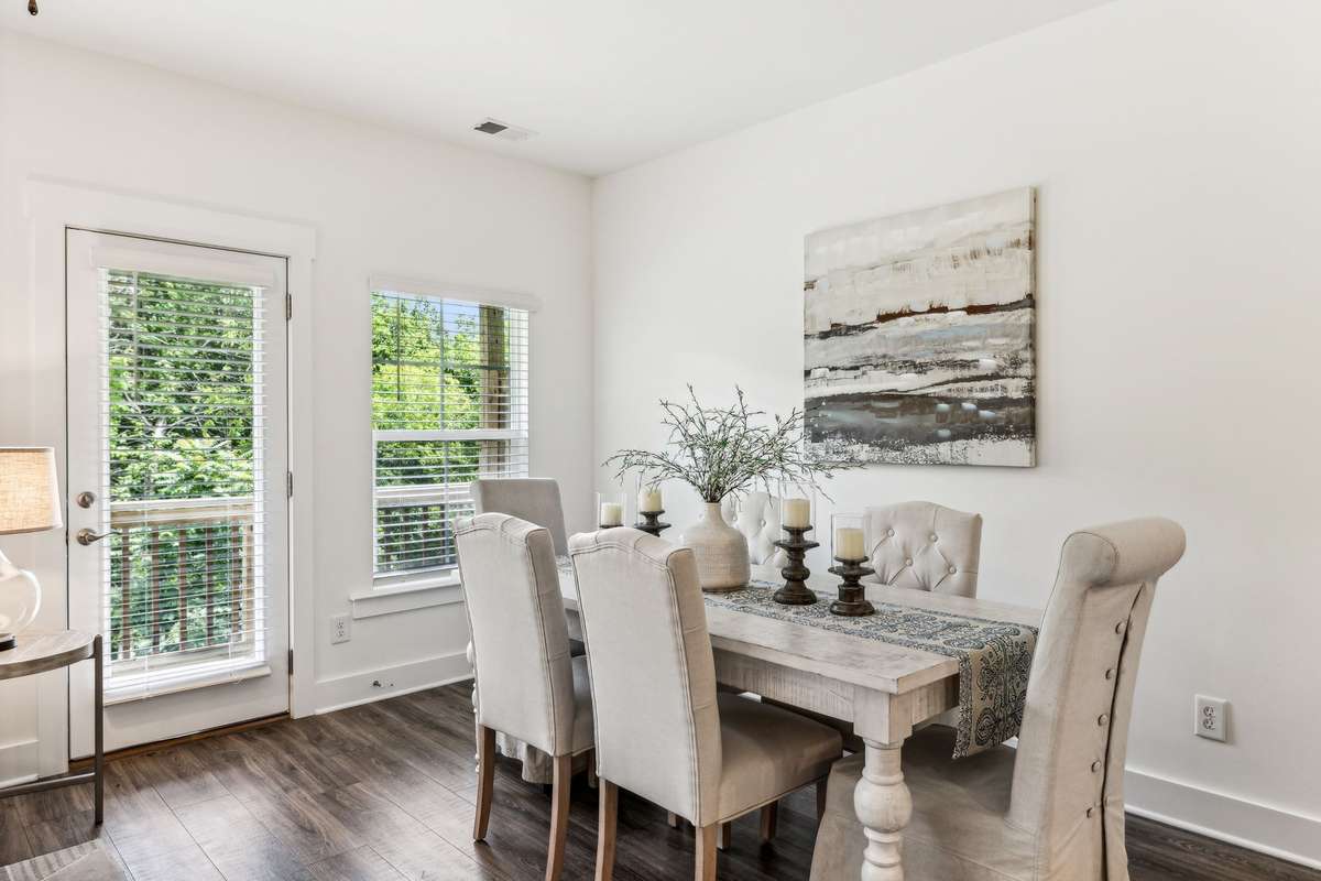 Photo of staged model home