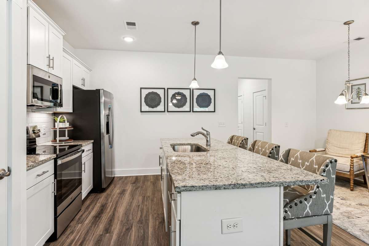 Photo of staged model home