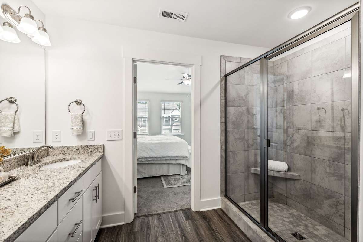Photo of staged model home