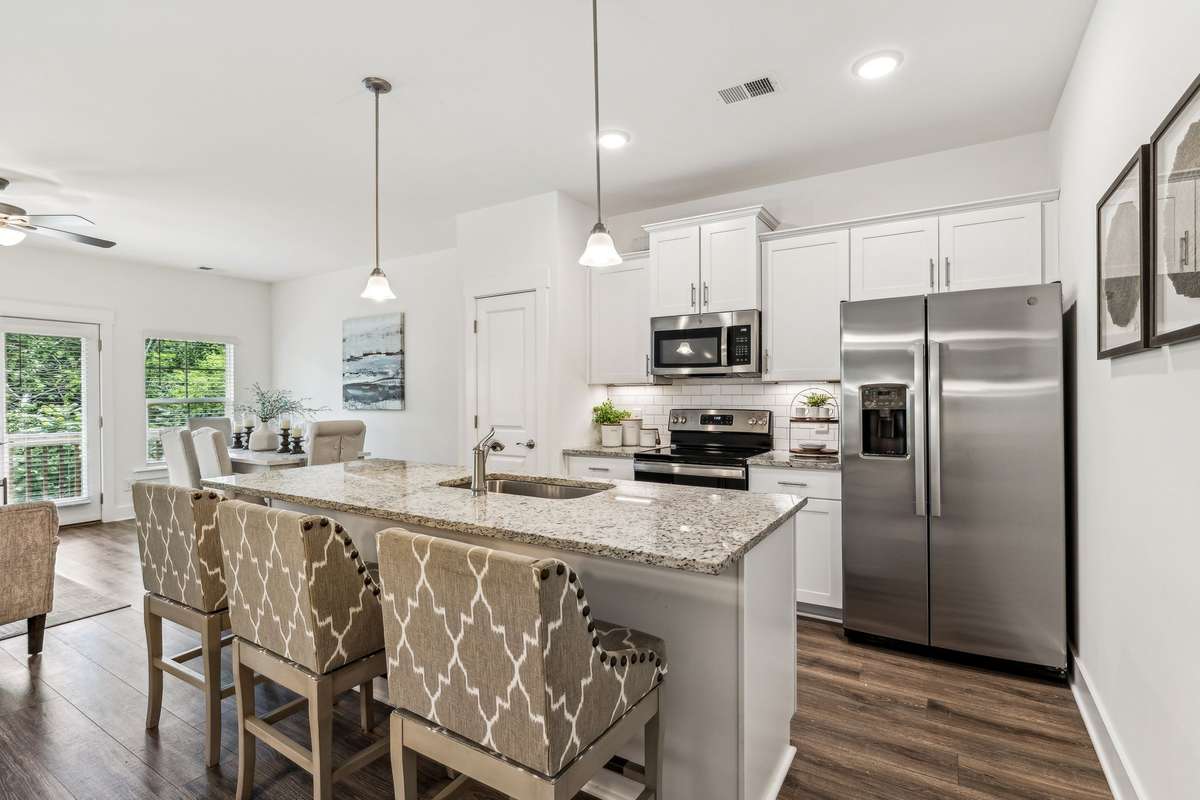 Photo of staged model home