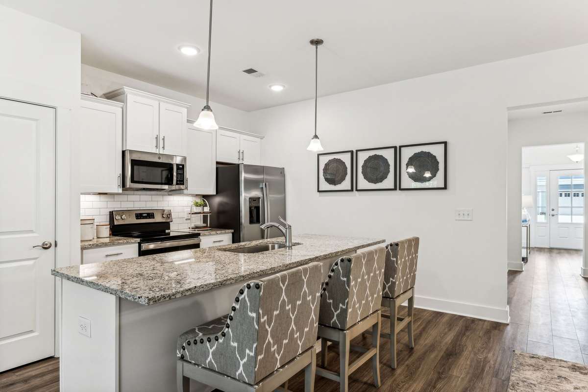 Photo of staged model home