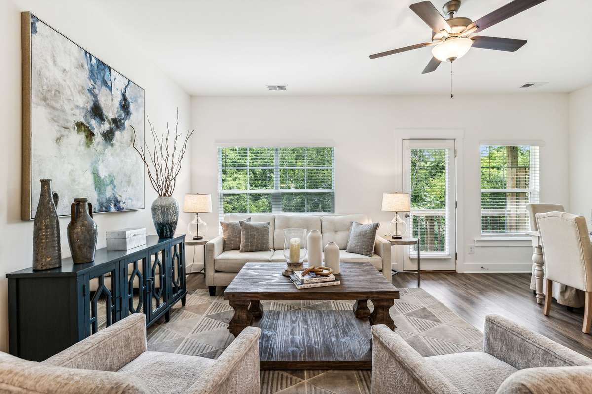 Photo of staged model home