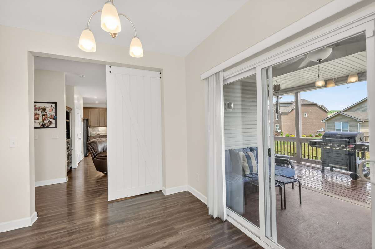 View from inside the Formal Dining Room |  Flex Room |Office featured-- located on main level.