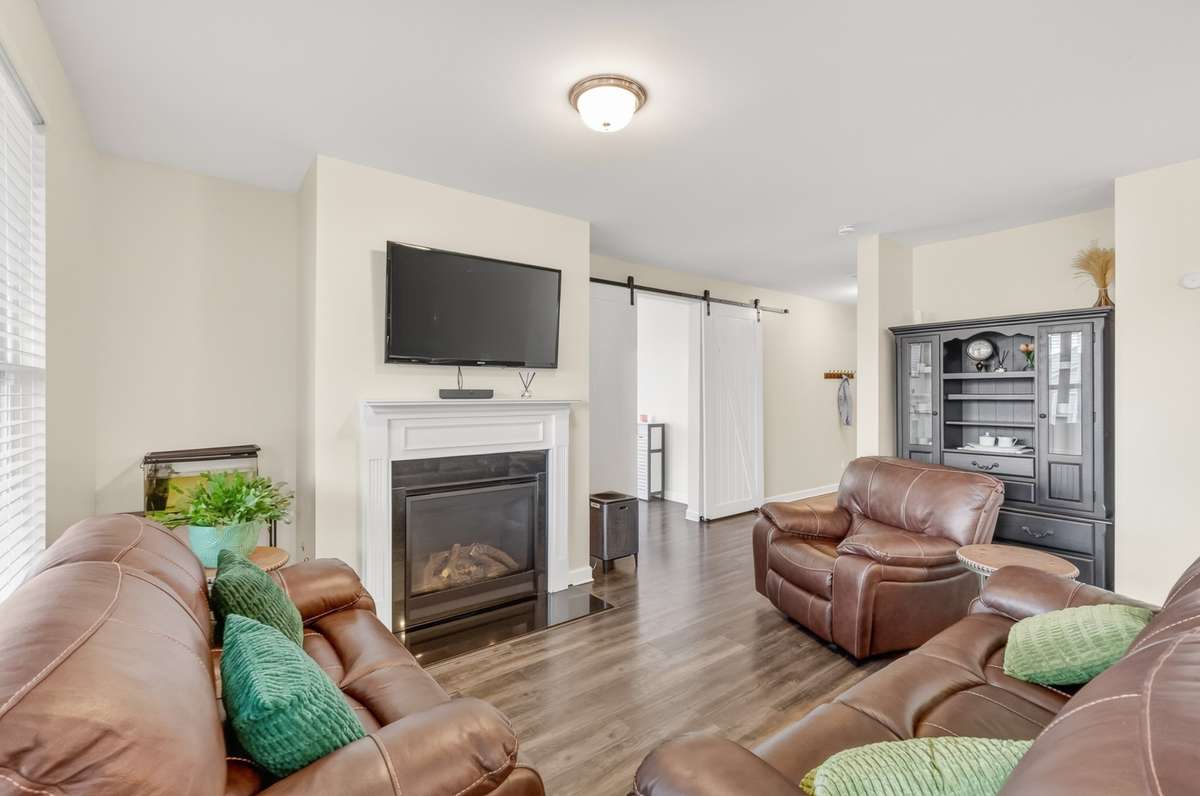 Gas Fireplace located in family room