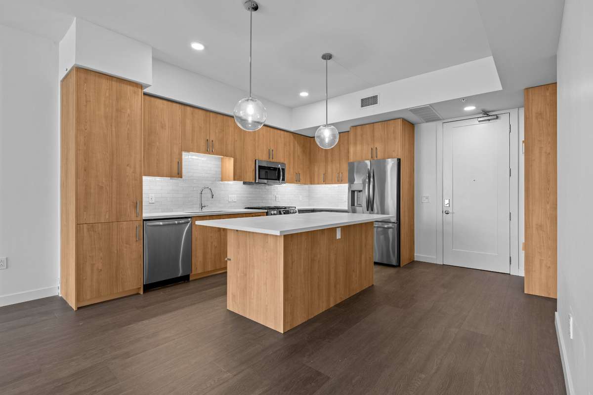 Spacious island designed for effortless entertaining and gathering.