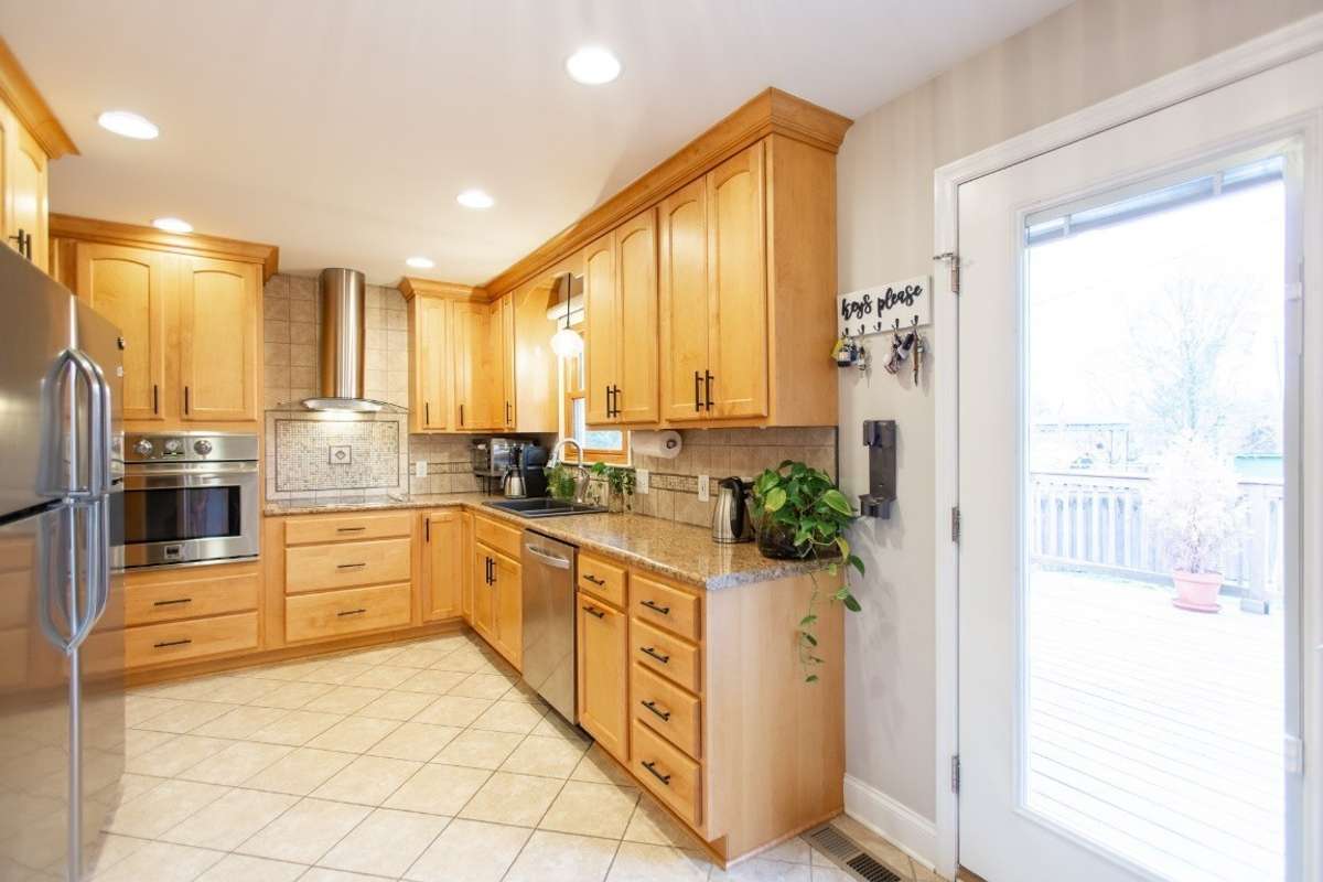 Start counting all the cabinets...Then add two pantries! (shown in another picture)
