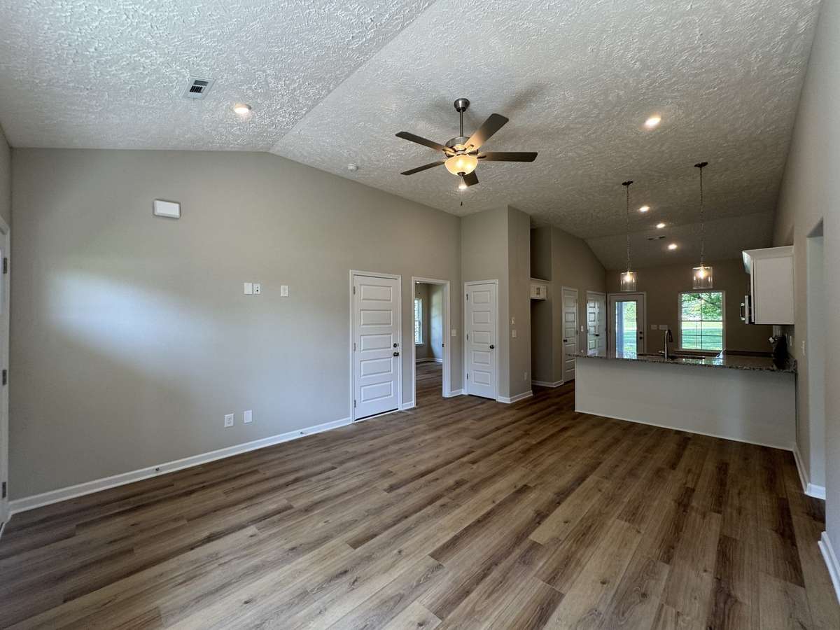 Open Living Room/ Kitchen