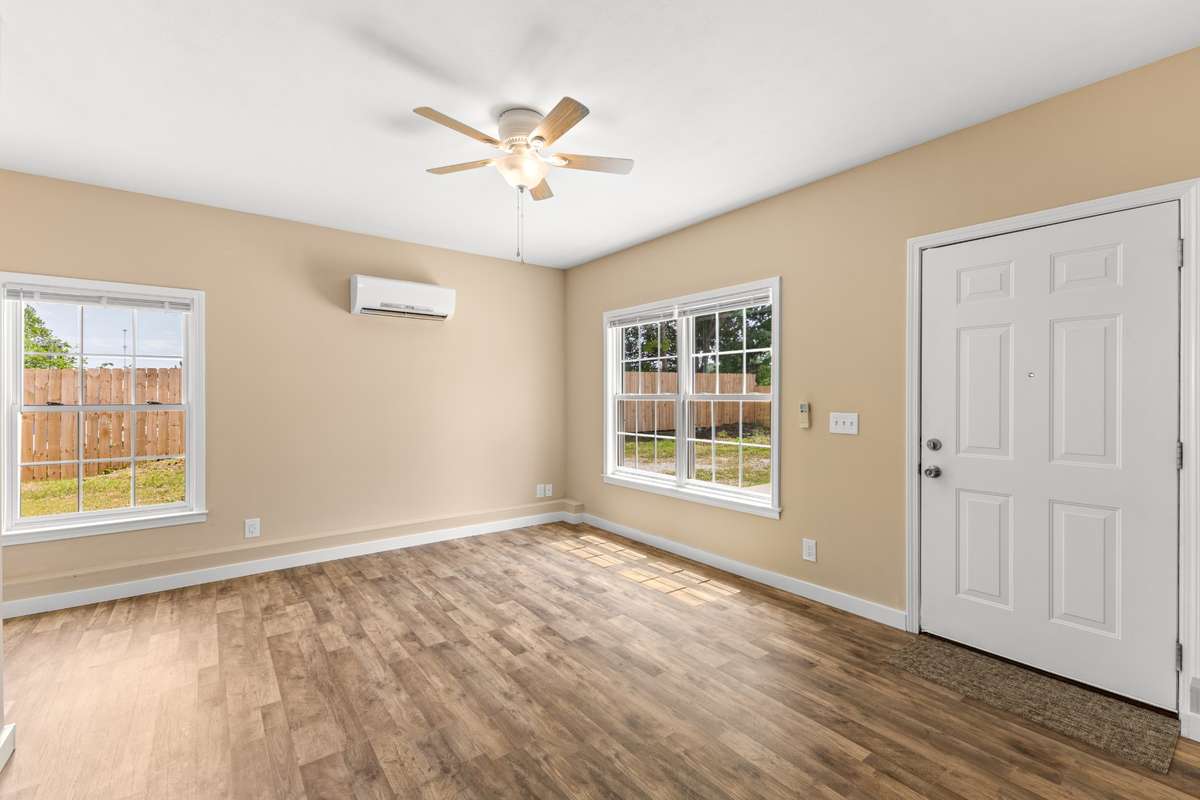 The addition has a huge bonus room that could be a 5th bedroom. It has its own mini-split unit for heat/air.