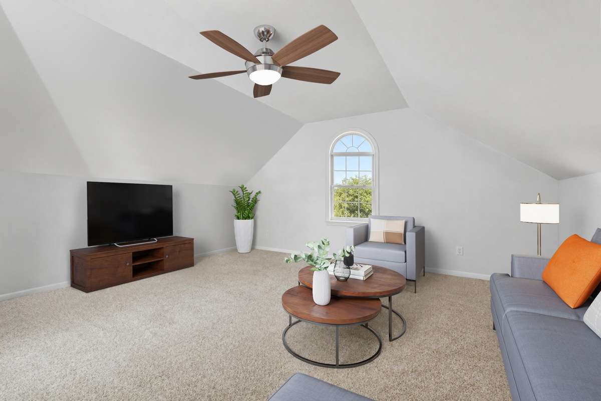 Or, if golf isn't your thing, the sellers will remove it and put the ceiling fan back in. **Virtually Staged**