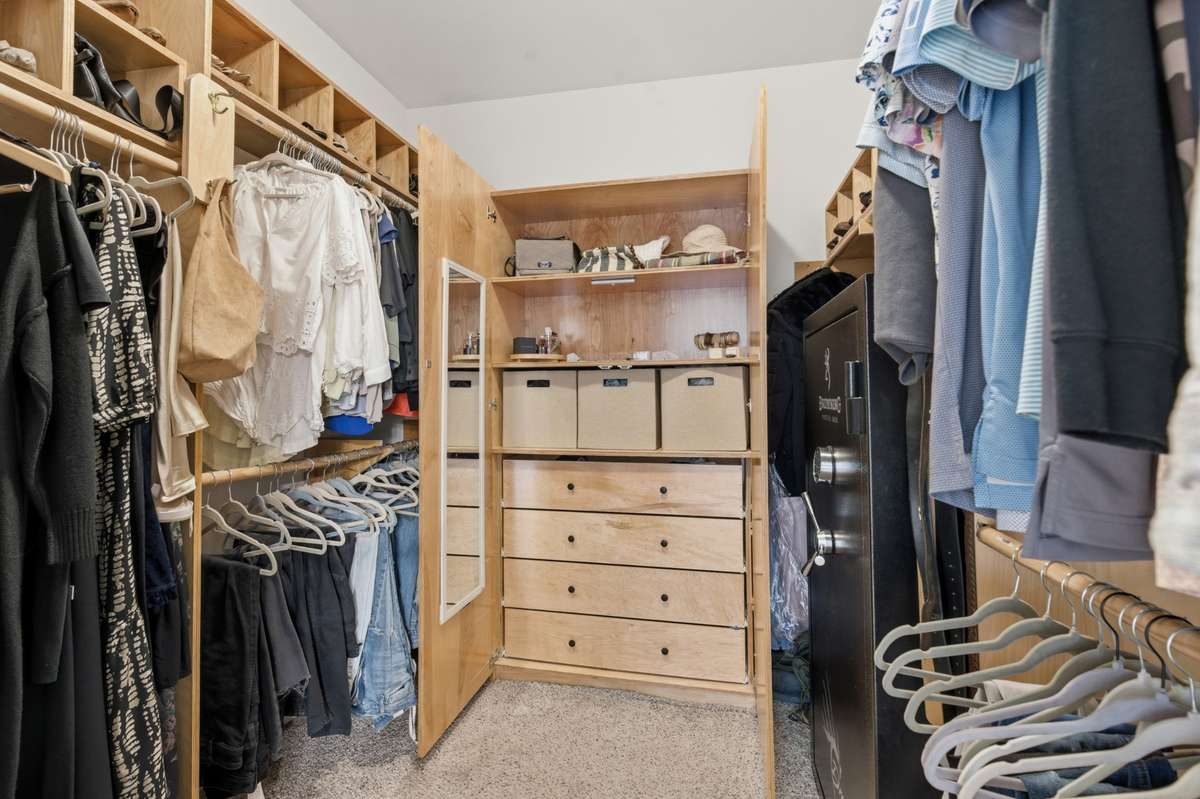 Primary closet