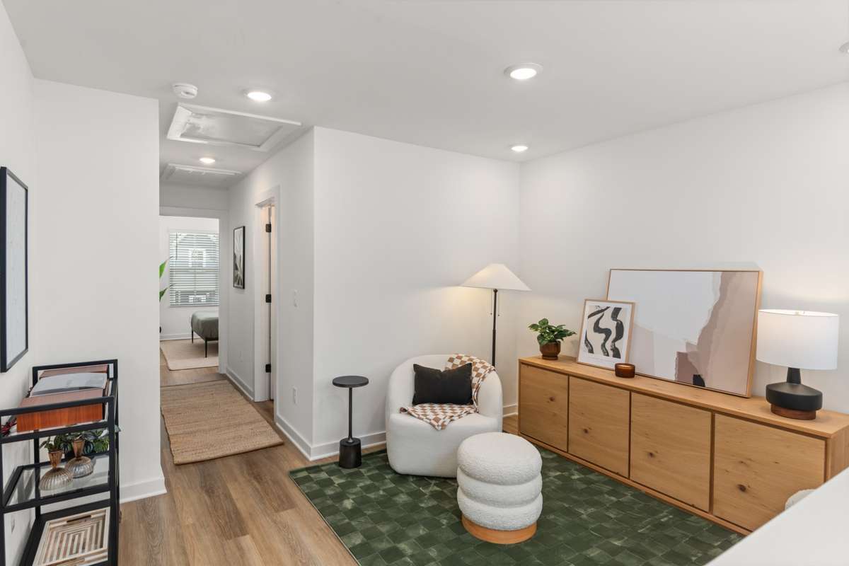 staged model home