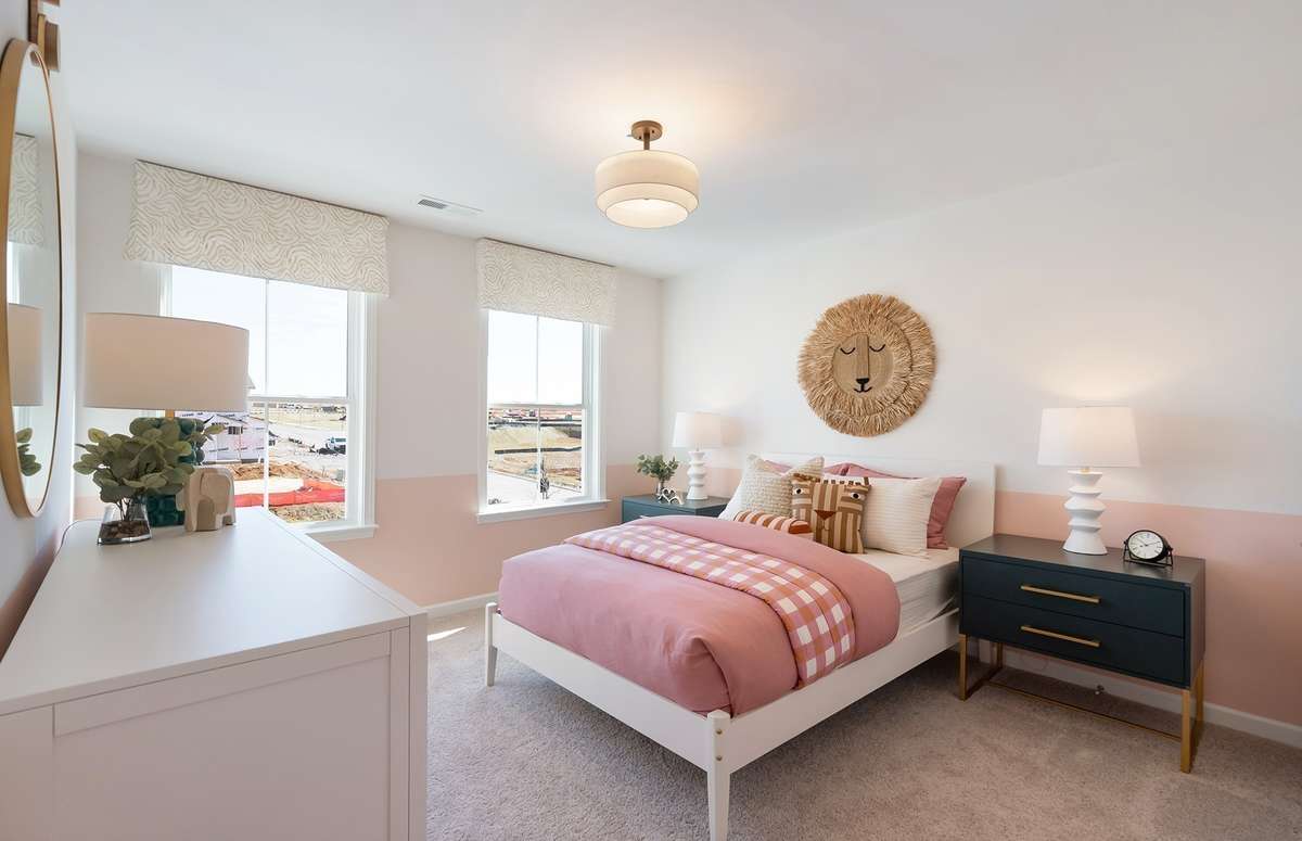 ***Photo is from a brand new Rosella Model home*** Bedroom 4 measures 12' by 12' and is also located on the 2nd floor.