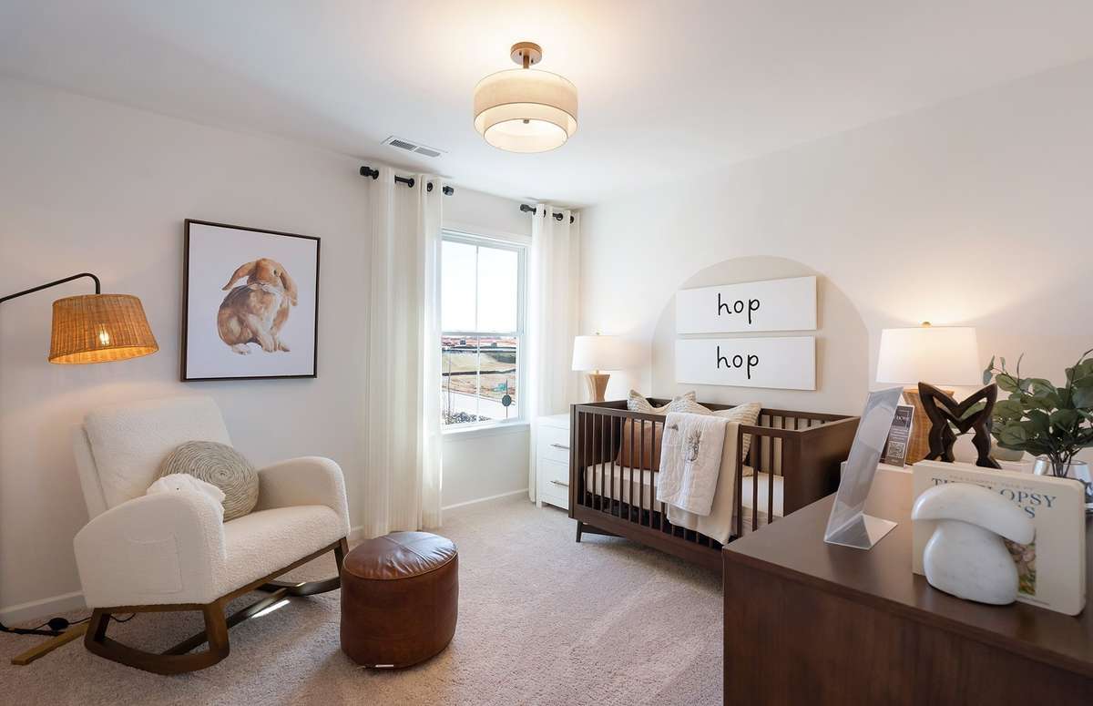 ***Photo is from a brand new Rosella Model home*** Bedroom 3 is also located on the 2nd floor, measuring 11'x11'.