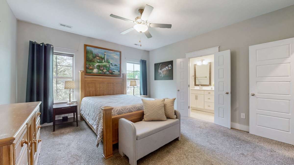 1 of 2 Primary Suites (not pictured, there is still room for your peloton!)