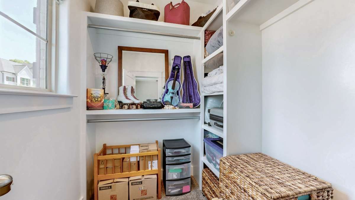 More storage?! Primary suite walk-in closet with natural light