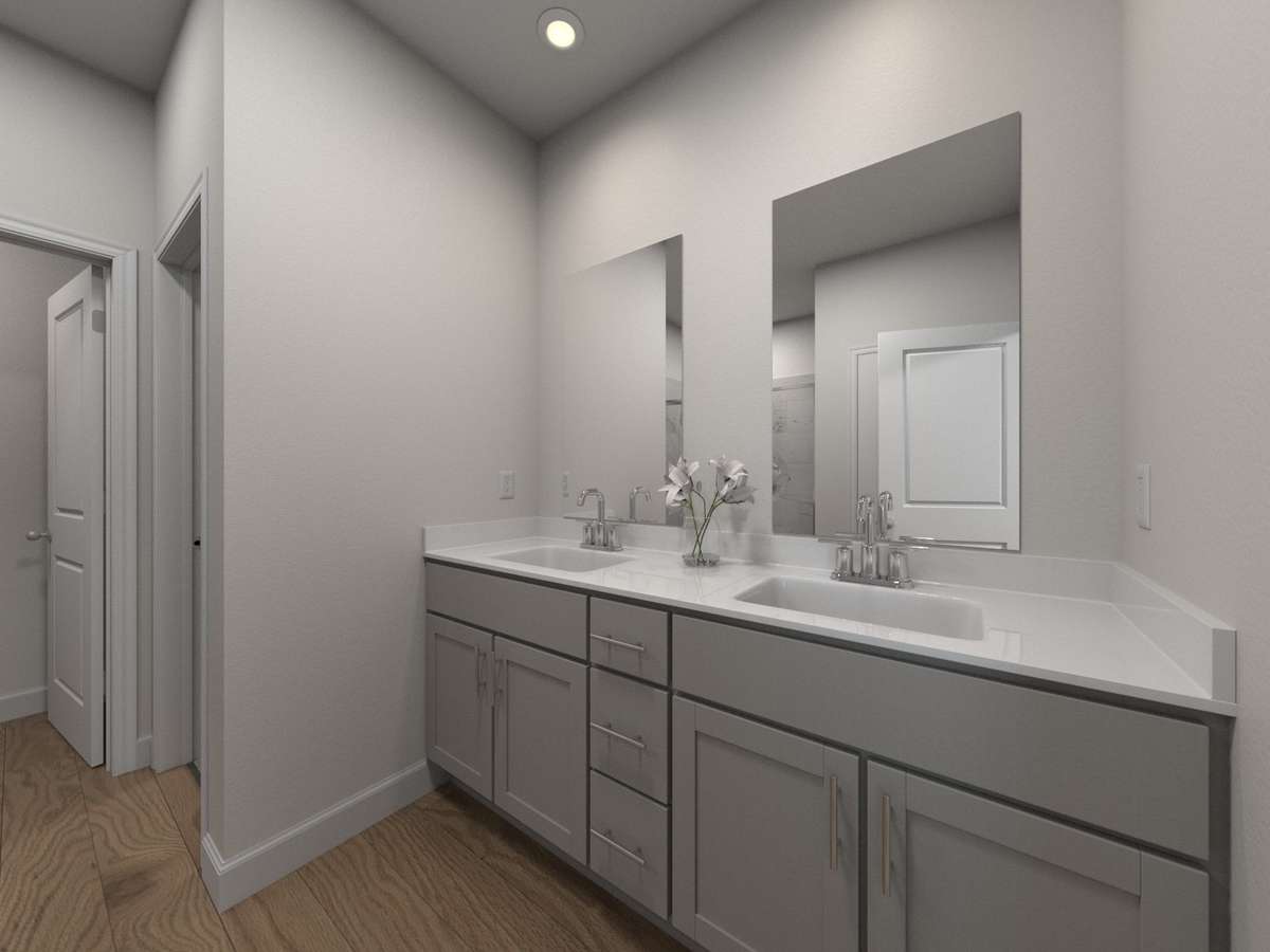 Photo is not of the actual home, but is an inspirational photo of builder’s model home and may depict options, furnishings, and/or decorator features that are not included