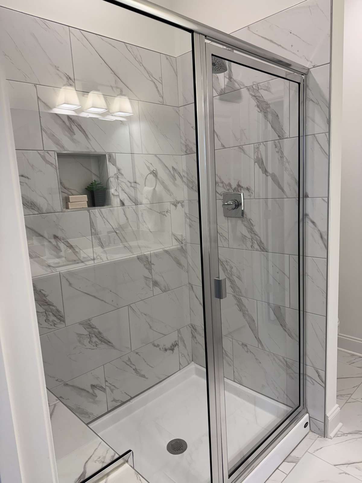 shower only in primary bathroom