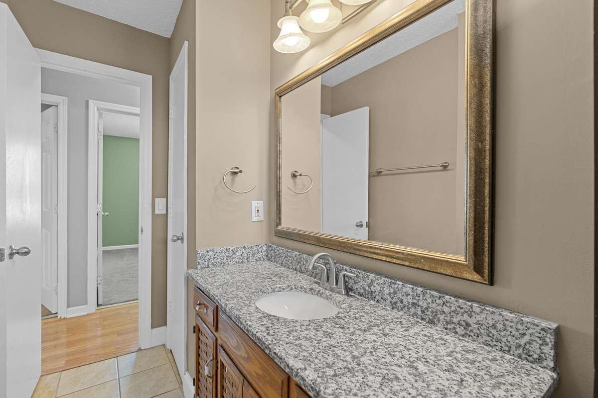 Full Bath Centrally Located Between Bedrooms