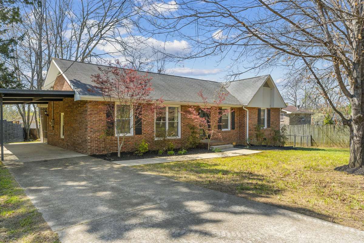 One Level Brick Home