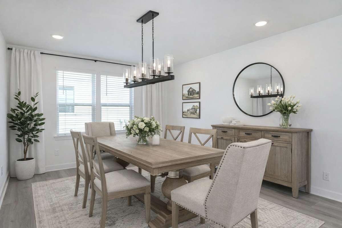 Plenty of room for entertaining.