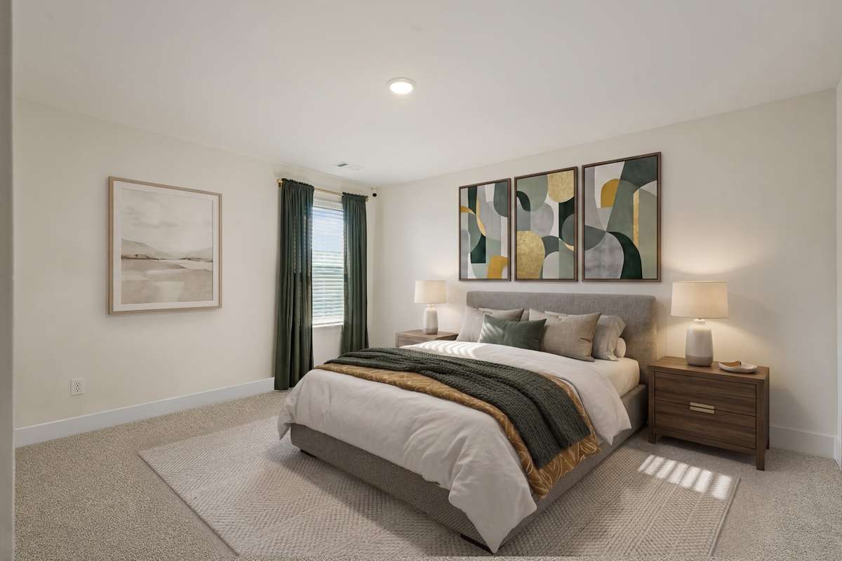 virtually staged bedroom 3