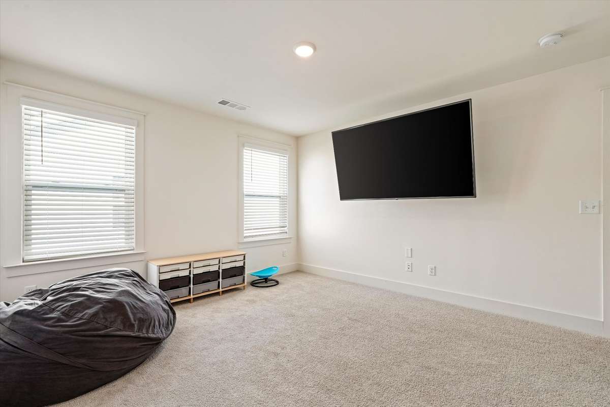 5th bedroom could be used as a bonus room, home gym, or additional living