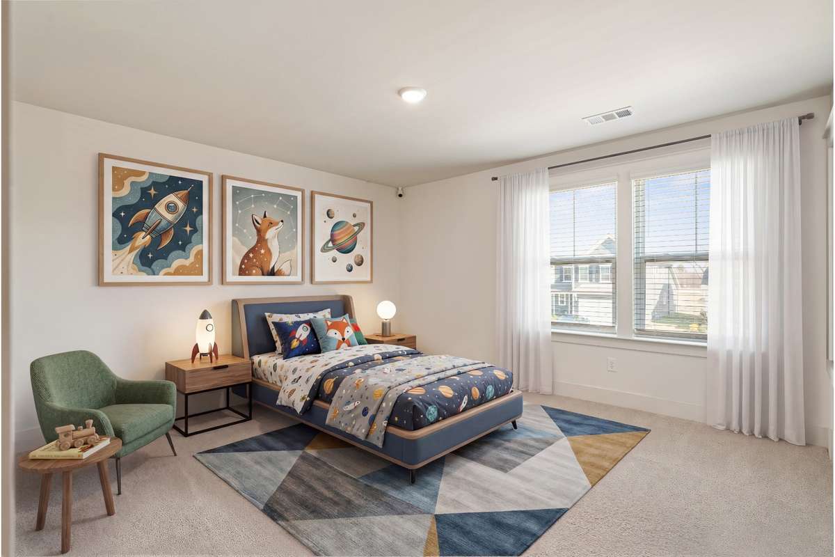 virtually staged bedroom 4