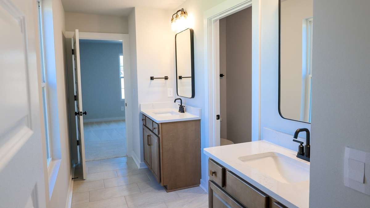 Jack-and-Jill bathroom