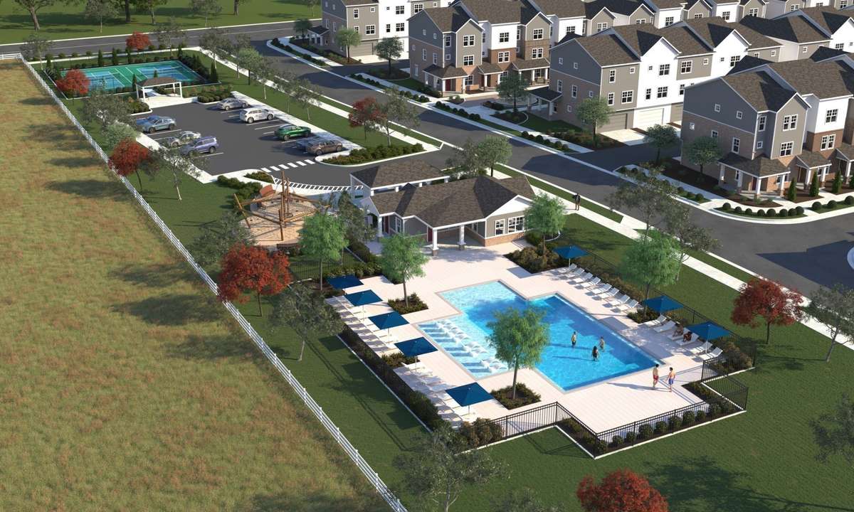 Rendering of amenity center scheduled to be completed late summer of 2026