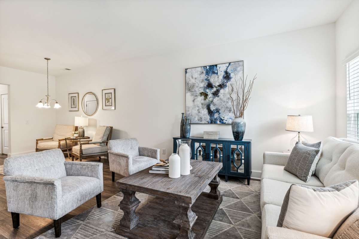 Photo of staged model home
