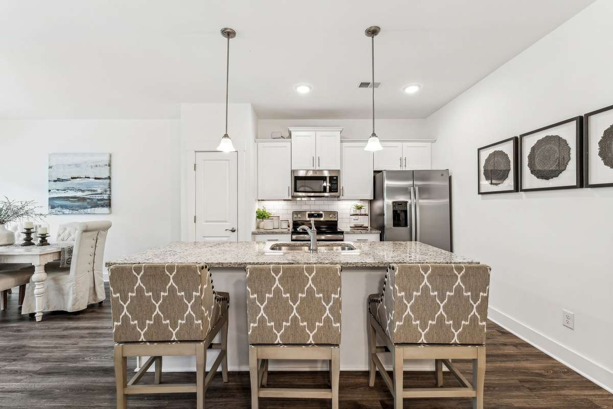 Photo of staged model home