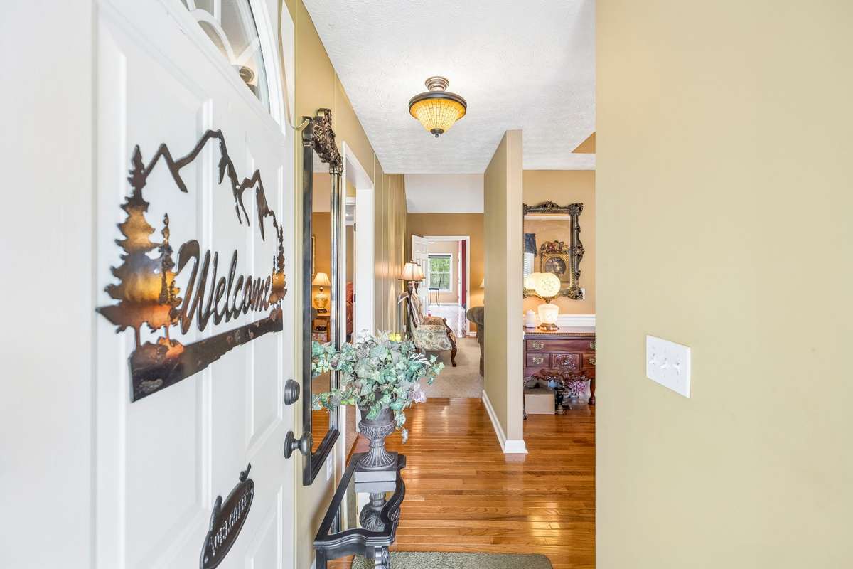 The entrance foyer to the home.