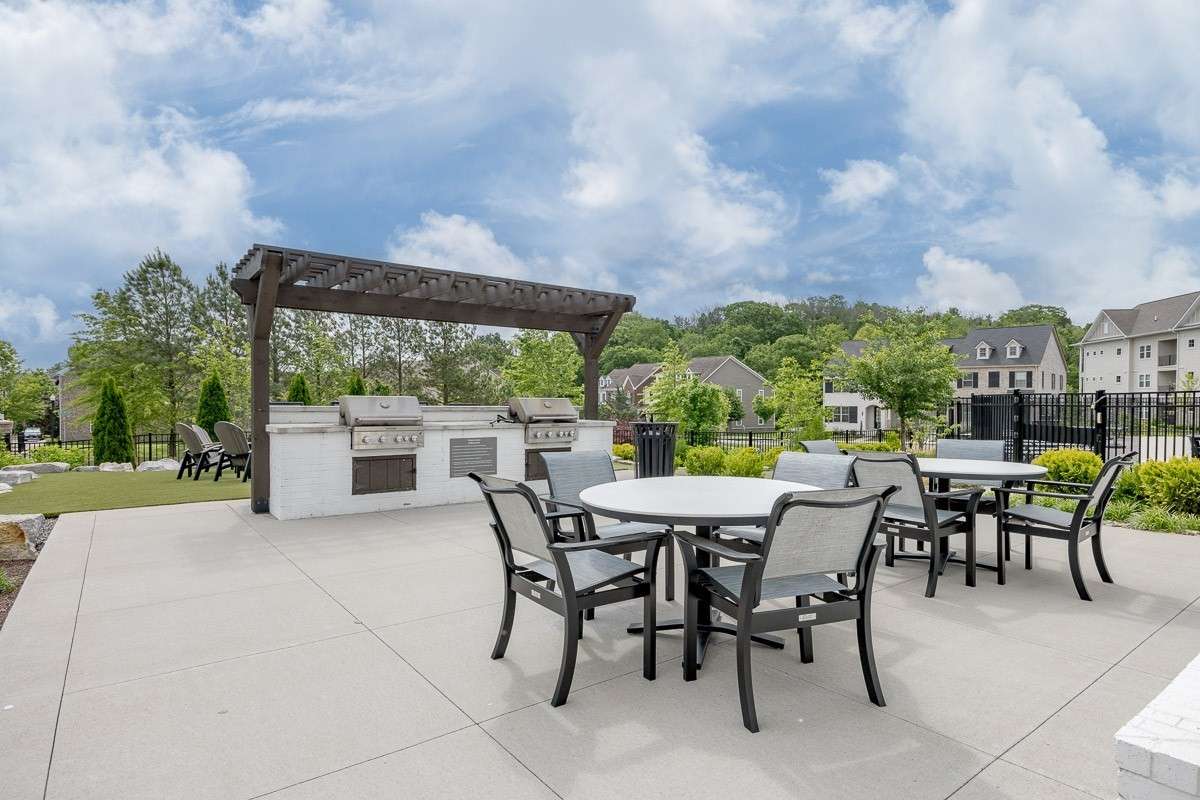 Community Outdoor Grills and Tables