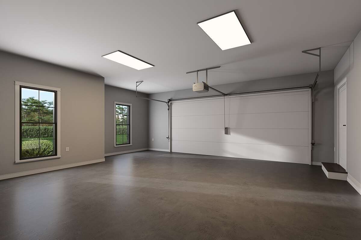 Over sized 2 car garage